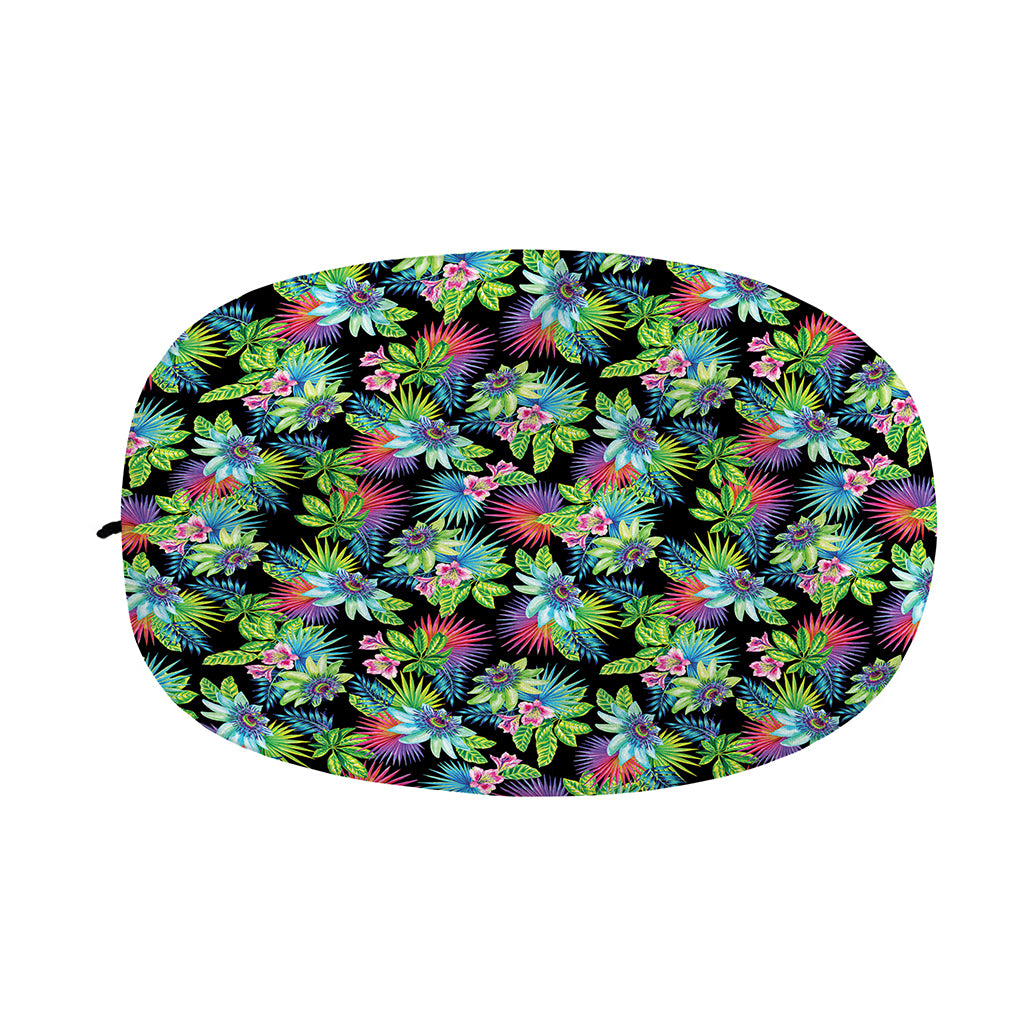 Psychedelic Hawaiian Flower Print Car Side Mirror Covers