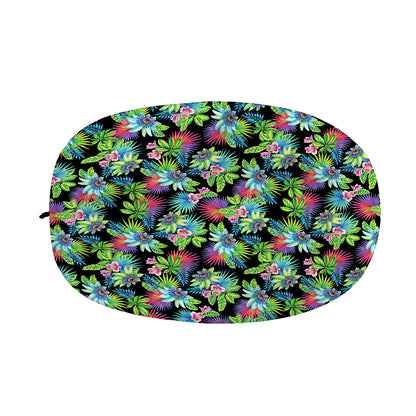 Psychedelic Hawaiian Flower Print Car Side Mirror Covers