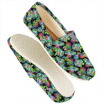 Psychedelic Hawaiian Flower Print Casual Shoes