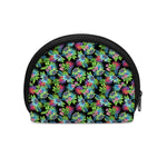 Psychedelic Hawaiian Flower Print Coin Purse