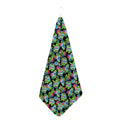 Psychedelic Hawaiian Flower Print Hand Towel