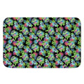 Psychedelic Hawaiian Flower Print Indoor Door Mat