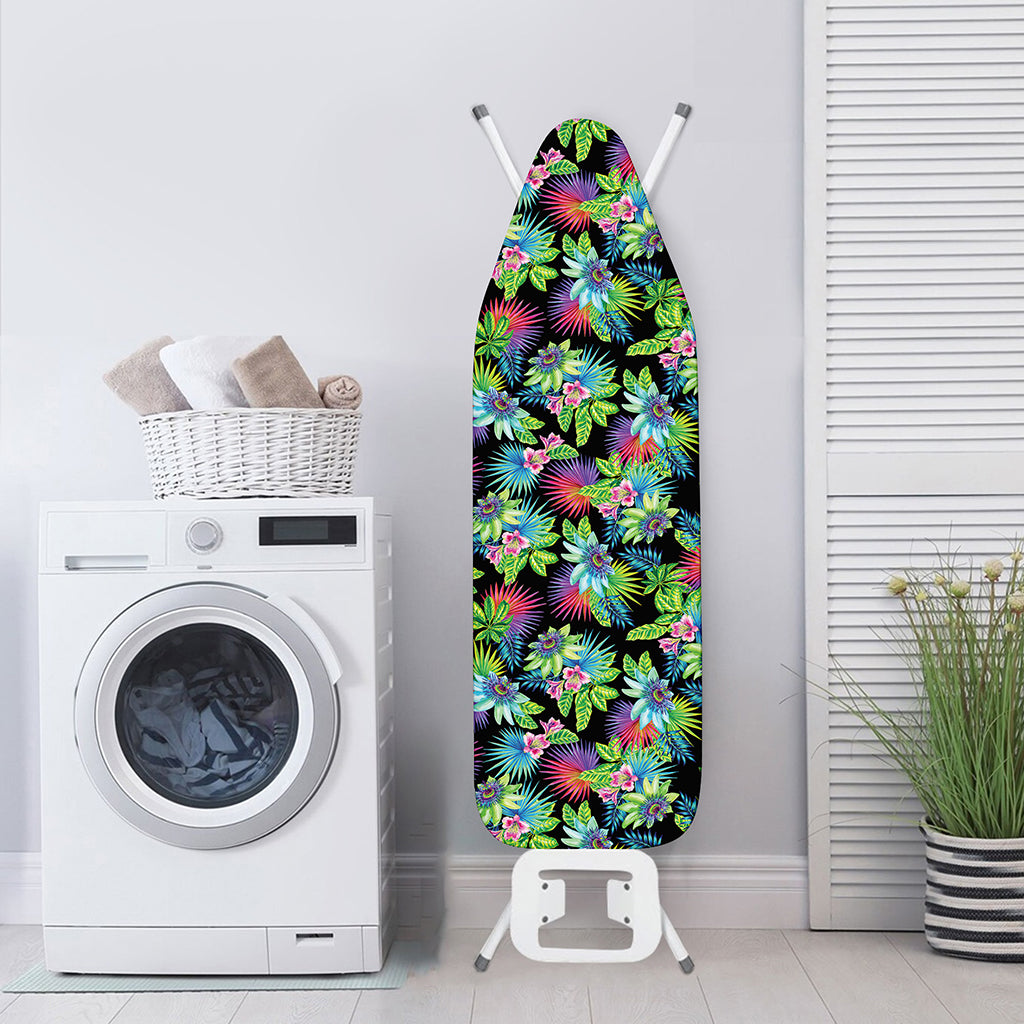 Psychedelic Hawaiian Flower Print Ironing Board Cover