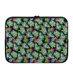 Psychedelic Hawaiian Flower Print Laptop Sleeve