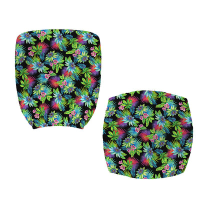 Psychedelic Hawaiian Flower Print Office Chair Cover