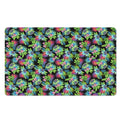 Psychedelic Hawaiian Flower Print Polyester Doormat