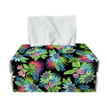 Psychedelic Hawaiian Flower Print Rectangle Tissue Box Cover