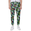 Psychedelic Hawaiian Flower Print Joggers