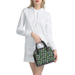 Psychedelic Hawaiian Flower Print Shoulder Handbag