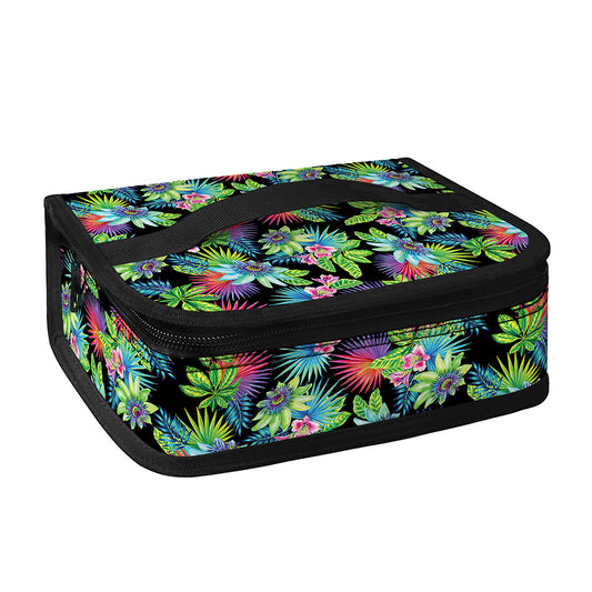 Psychedelic Hawaiian Flower Print Small Lunch Bag