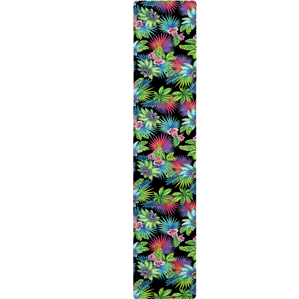 Psychedelic Hawaiian Flower Print Table Runner