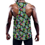 Psychedelic Hawaiian Flower Print Training Tank Top