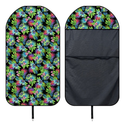 Psychedelic Hawaiian Flower Print Waterproof Car Seat Cover