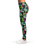 Psychedelic Hawaiian Flower Print Women's Leggings