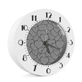 Psychedelic Heart Pattern Print Alarm Clock
