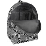 Psychedelic Heart Pattern Print Backpack