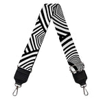 Psychedelic Heart Pattern Print Bag Strap