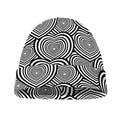 Psychedelic Heart Pattern Print Beanie