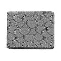 Psychedelic Heart Pattern Print Bifold Wallet