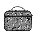 Psychedelic Heart Pattern Print Briefcase Bible Bag