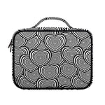 Psychedelic Heart Pattern Print Briefcase Bible Bag