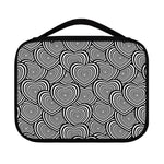 Psychedelic Heart Pattern Print Classic Bible Case