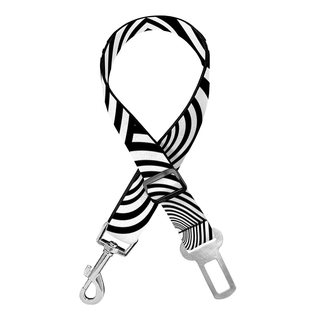Psychedelic Heart Pattern Print Dog Seat Belt