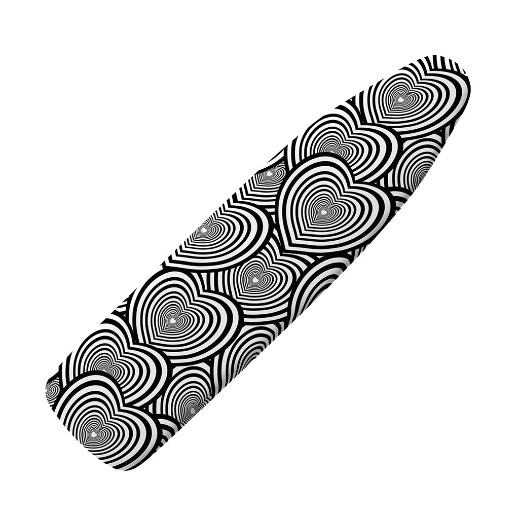 Psychedelic Heart Pattern Print Ironing Board Cover