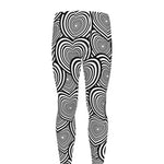 Psychedelic Heart Pattern Print Men's leggings