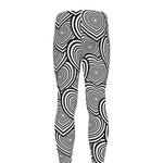 Psychedelic Heart Pattern Print Men's leggings