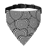 Psychedelic Heart Pattern Print Over The Collar Dog Bandana
