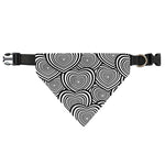 Psychedelic Heart Pattern Print Over The Collar Dog Bandana