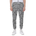 Psychedelic Heart Pattern Print Joggers