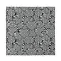 Psychedelic Heart Pattern Print Silk Bandana