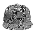 Psychedelic Heart Pattern Print Snapback Cap
