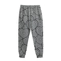 Psychedelic Heart Pattern Print Sweatpants