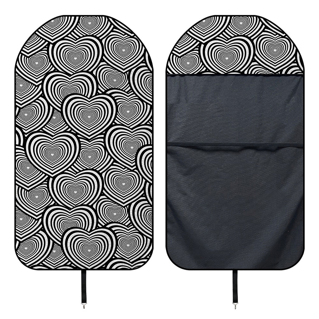 Psychedelic Heart Pattern Print Waterproof Car Seat Cover