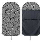 Psychedelic Heart Pattern Print Waterproof Car Seat Cover