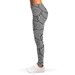 Psychedelic Heart Pattern Print Women's Leggings