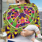 Psychedelic Hippie Peace Sign Print Baby Seat Cover