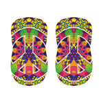 Psychedelic Hippie Peace Sign Print Bar Stool Covers