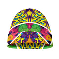 Psychedelic Hippie Peace Sign Print Beanie