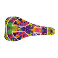 Psychedelic Hippie Peace Sign Print Bicycle Seat Cover