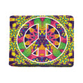 Psychedelic Hippie Peace Sign Print Bifold Wallet
