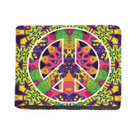 Psychedelic Hippie Peace Sign Print Bifold Wallet