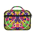 Psychedelic Hippie Peace Sign Print Briefcase Bible Bag