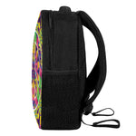 Psychedelic Hippie Peace Sign Print Casual Backpack