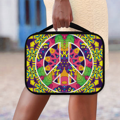 Psychedelic Hippie Peace Sign Print Classic Bible Case