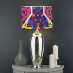 Psychedelic Hippie Peace Sign Print Drum Lamp Shade