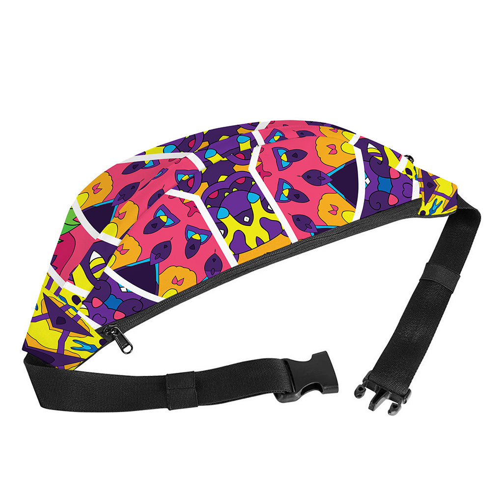 Psychedelic Hippie Peace Sign Print Fanny Pack